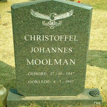 MOOLMAN Christoffel Johannes 1947-1997