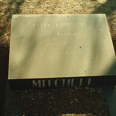 MITCHELL Lucia Christina nee CLENSIE 1937-1972