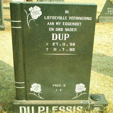 PLESSIS Dup, du 1958-1995