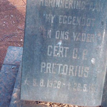 PRETORIUS Gert G.P. 1928-19?