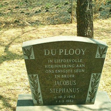 PLOOY Jacobus Stephanus, du 1963-1982