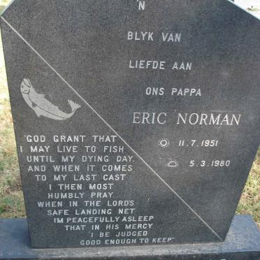 REENEN Eric Norman, van 1951-1980