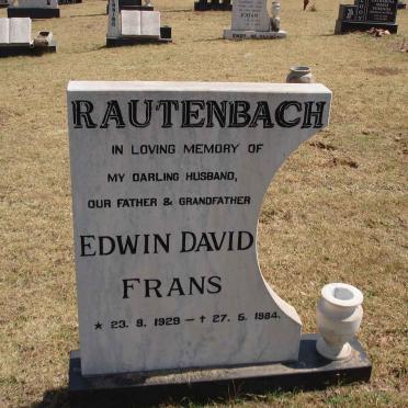 RAUTENBACH Edwin David Frans 1928-1984