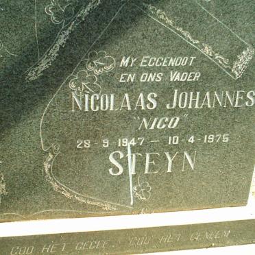 STEYN Nicolaas Johannes 1947-1975
