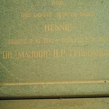 TERBLANCHE H.P. 1941-1971