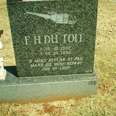 TOIT F.H., du 1992-1995