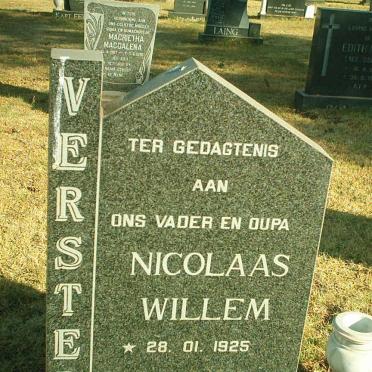 VERSTER Nicolaas Willem 1925-1986