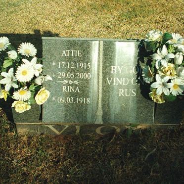 VLOK Attie 1915-2000 &amp; Rina 1918-