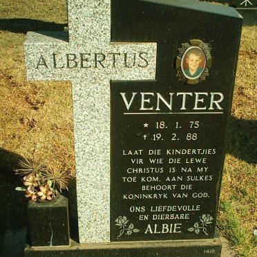 VENTER Albertus 1975-1988