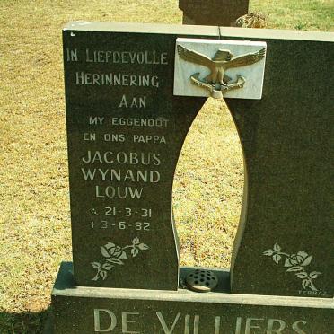 VILLIERS Jacobus Wynand Louw, de 1931-1982