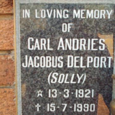 DELPORT Carl Andries Jacobus 1921-1990
