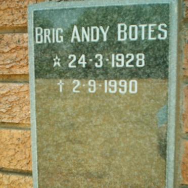 BOTES Andy 1928-1990