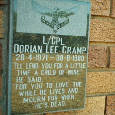 CRAMP Dorian Lee 1971-1989