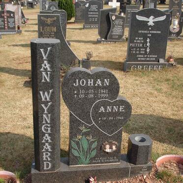 WYNGAARD Johan, van 1941-1999 &amp; Anne 1944-