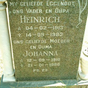 ? Heinrich 1913-1983 &amp; Johanna 1913-1986