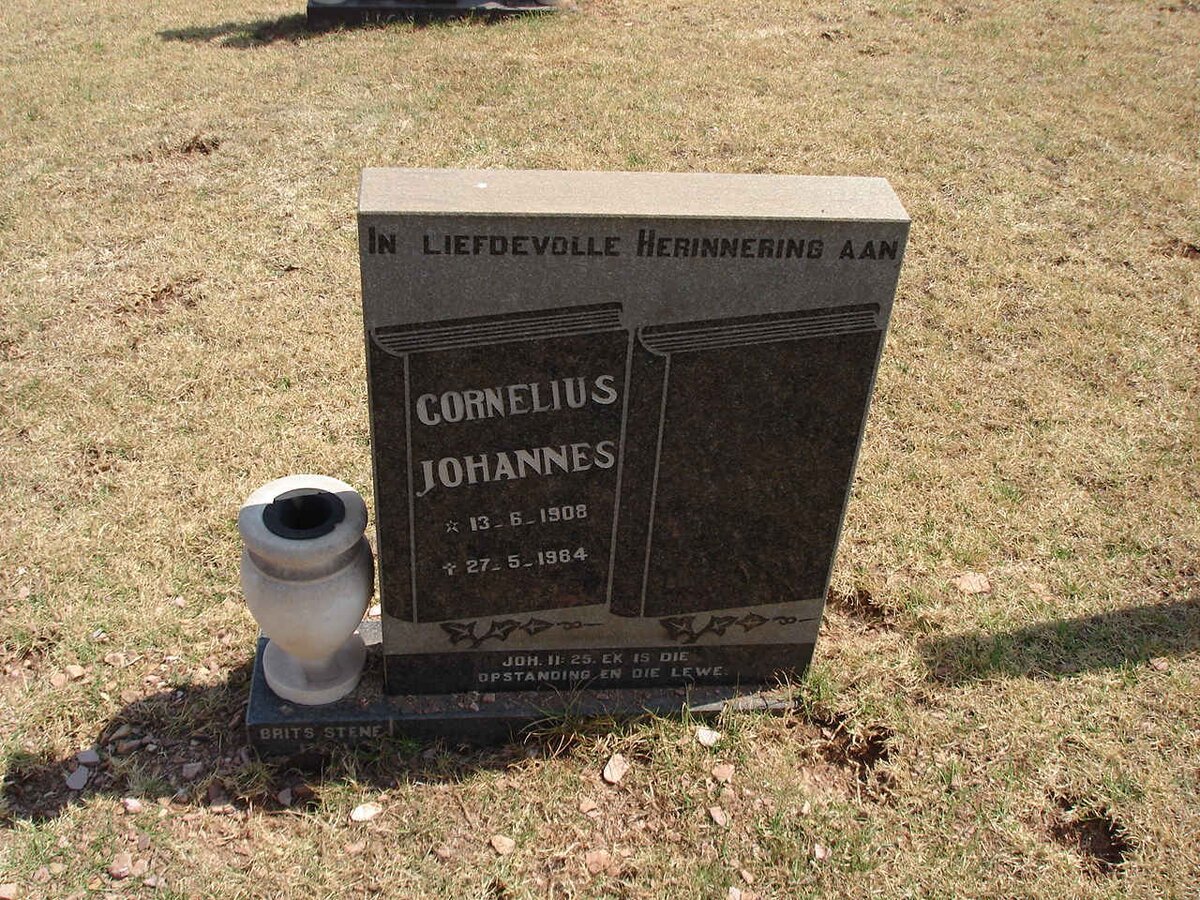 ? Cornelius Johannes 1908-1984