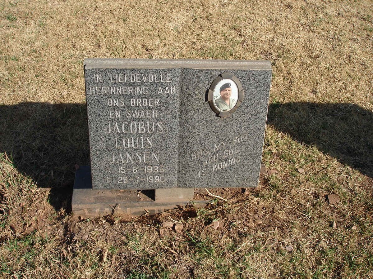 ? Jacobus Louis Jansen 1935-1990