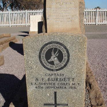 BURDETT A. F. -1918