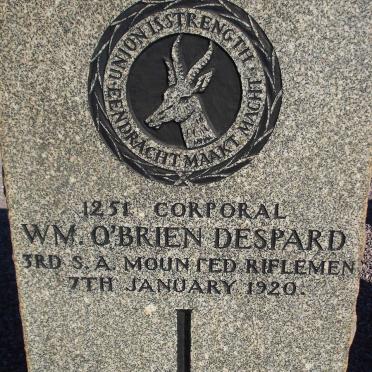 DESPARD W.M.O'Brien -1920