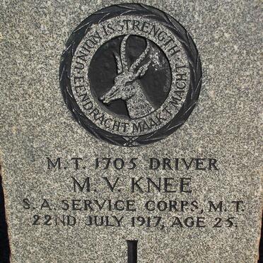 KNEE M.V. -1917
