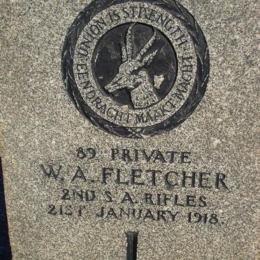 FLETCHER W.A. -1918