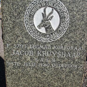 KRUYSHAAR Jacob -1940