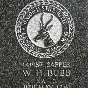 BUBB W.H. -1941