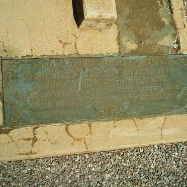 ANDERSON Michael James 1884-1919