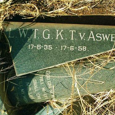 ASWEGEN L.W.T.G.K.T., van 1935-1958