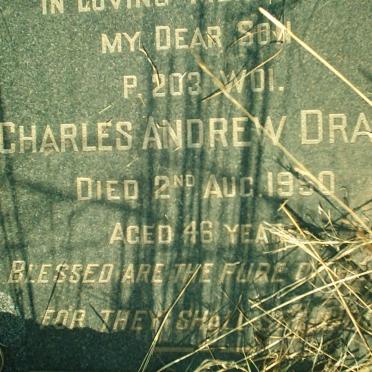 DRAKE Charles Andrew -1950