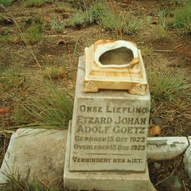 GOETZ Etzard Johan Adolf 1923-1923