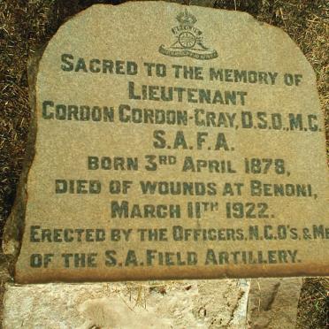 GORDON-GRAY Gordon 1878-1922