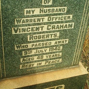 ROBERTS Vincent Graham -1940