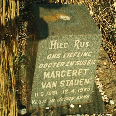 STADEN Margaret, van 1951-1960