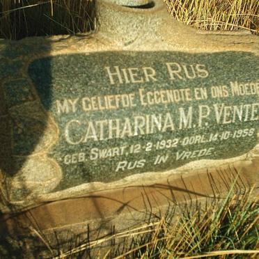 VENTER Catharina M.P. nee SWART 1932-1958