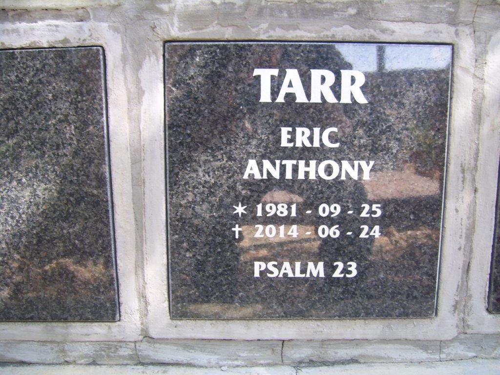 TARR Eric Anthony 1981-2014