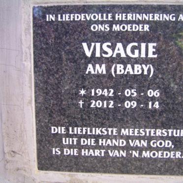 VISAGIE A.M. 1942-2012