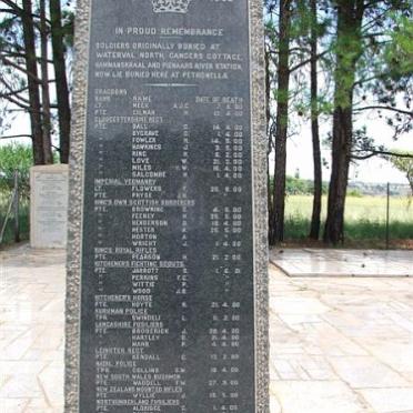 2. Memorial erected by the South African War Graves Board 1962