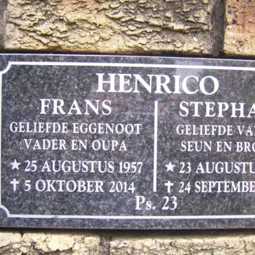 HENRICO Frans 1957-2014 :: HENRICO Stephan 1981-2006