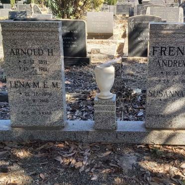 ? Arnold H. 1891-1961 &amp; M.E.M. 1896-1968 :: FRENCH Andrew P. 1922-1993 &amp; Susanna W.E. 1920-