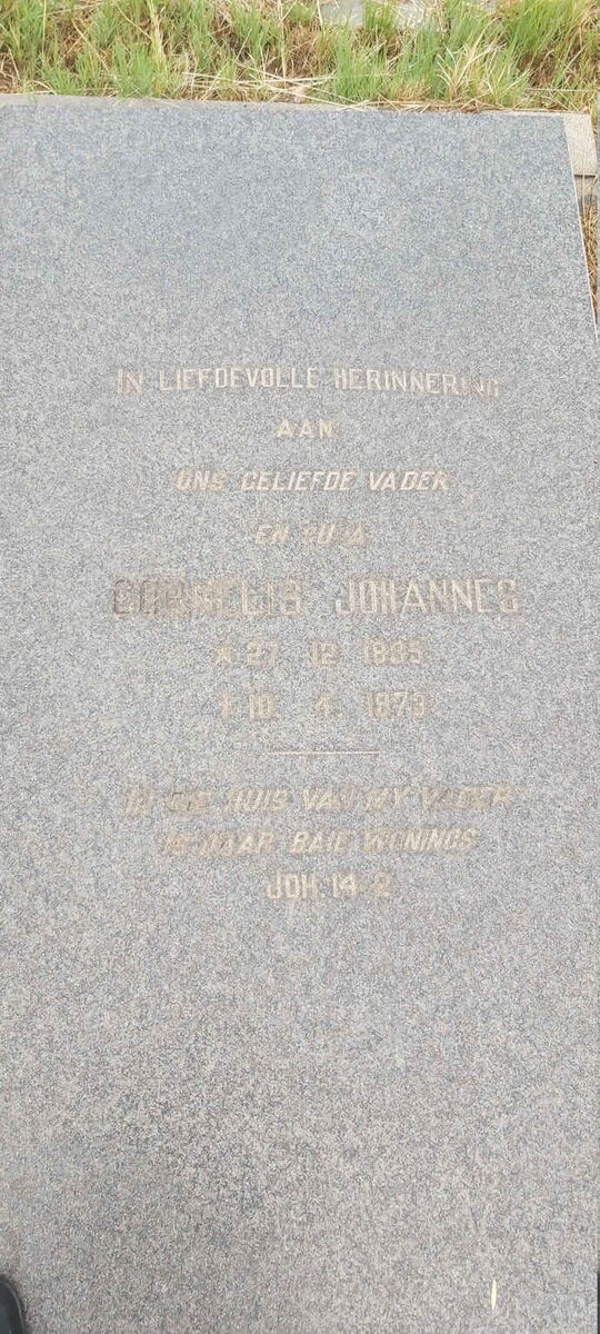 ? Cornelis Johannes 1885-1973