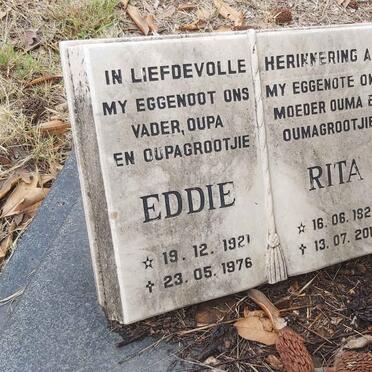 ? Eddie 1921-1976 & Rita 1927-2017