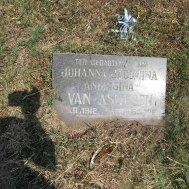 ASWEGEN Johanna Jacomina Andrisina, van 1912-