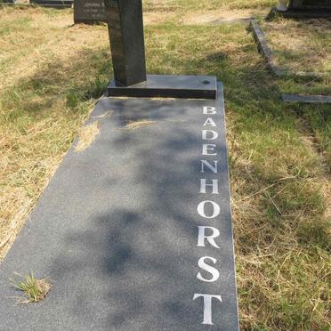 BADENHORST Casper Hendrik 1956-2006_ 1