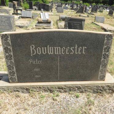 BOUWMEESTER Pieter 1907-1964