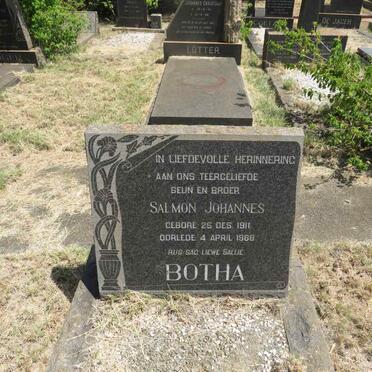 BOTHA Salmon Johannes 1911-1966