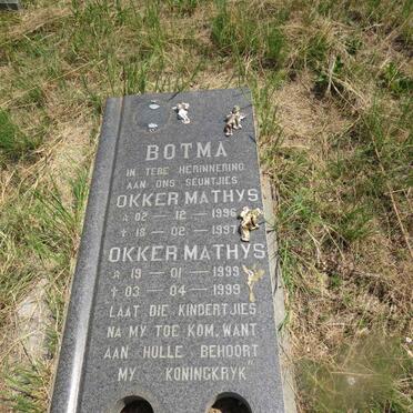 BOTMA Okker Mathys 1996-1997 :: BOTMA Okker Mathys 1999-1999