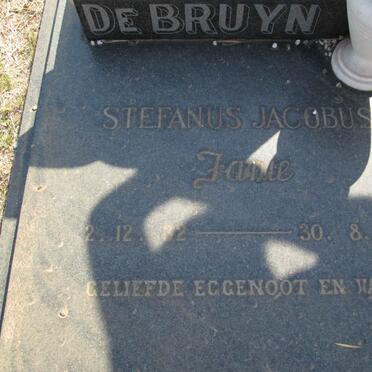 BRUYN Stephanus Jacobus, de 1932-1971