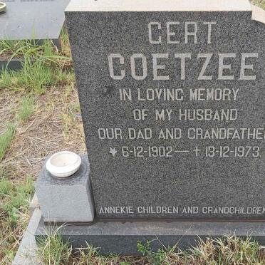 COETZEE Gert 1902-1973