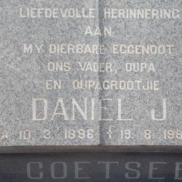 COETSEE Daniel J. 1896-1986